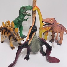 Dinosaurs Toys R Us Lot Extra Large 12" Play Figures 5 Piece Animal Pterodactyl