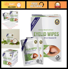 Premium Eyelid Wipes with Tea Tree & Coconut ...