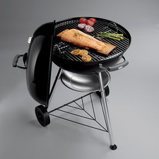 Weber Barbecue Kettle BBQ Grill Charcoal Portable Garden Large 57cm Black