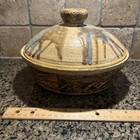Vintage Bundt Cake Pottery Signed Mr