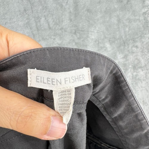 Eileen Fisher Pants Womens Small Stretch Ankle Zip Casual Capsule Minimalist - 第 9/12 張圖片