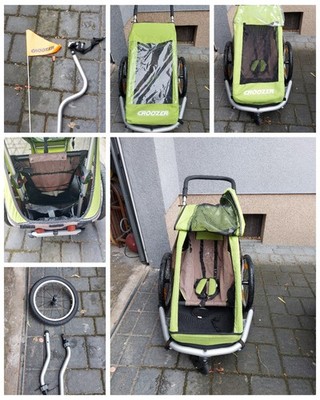 Croozer Fahrradanhänger für 1 Kind, Anhänger, Fahrrad, Kinderwagen