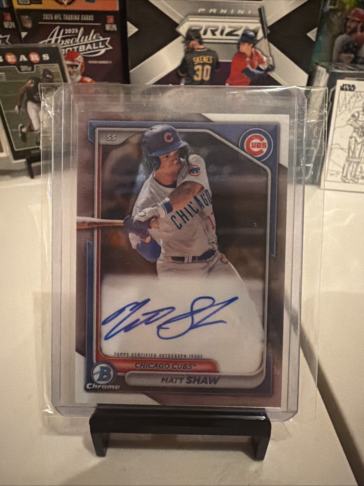 2024 Bowman - Chrome Prospect Autographs Matt Shaw #CPA-MS (AU, RC)