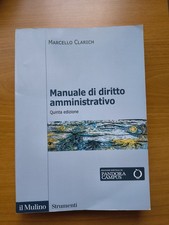 Manuale Diritto Amministrativo, Marcello Clarich, Quinta edizione 2022