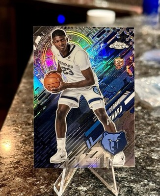 2025-26 Topps Chrome CEDRIC COWARD RC Go Time REFRACTOR Grizzlies