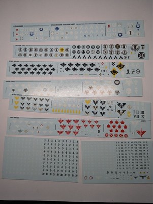 Warhammer Space Marines Decals, einzelne Legionen, Leviathan Box