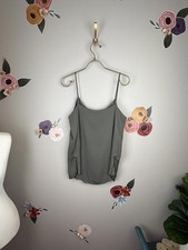 Theory Silky Green Camisole - Size - Large