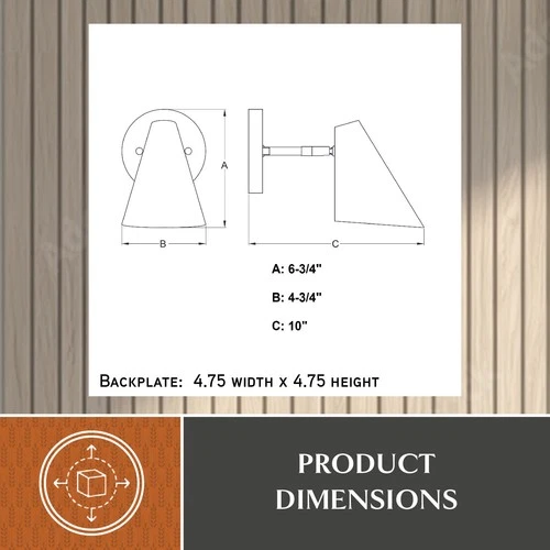 Vaxcel Lighting W0438 Pryce 7" Tall Bathroom Sconce - Matte White / Satin Brass - Picture 4 of 12