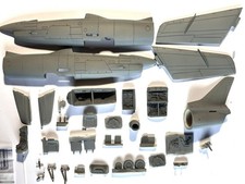 aircraft. fiat g91t in 1/48. full resin kit