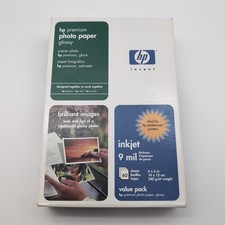 HP Premium Glossy Photo Paper 4x6 - 60 Sheets. Lot of 2