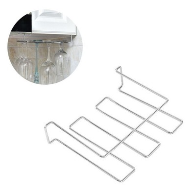 Stemware Rack under Cabinet Hanger Cup Storage Glass Holder Hanging