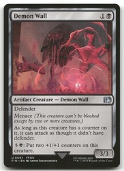 Demon Wall #97 Uncommon Final Fantasy Magic: The Gathering