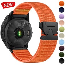 20mm Sport Nylon Loop Watch Band for Garmin Fenix 8 43mm 7S 6S Pro 5S Plus Strap