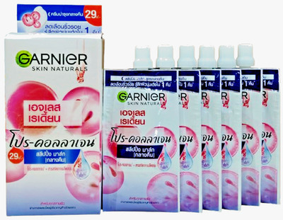 Garnier Ageless Radiance Pro-Collagen Sleeping Mask Anti-Aging Night Cream 7ml×6
