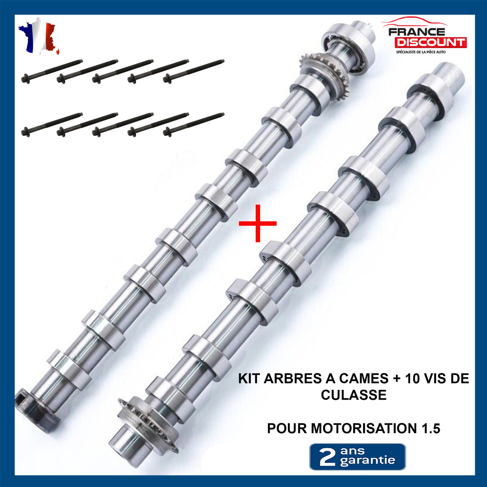 Kit arbre cames 2191010 haute précision mécanique pour arbres d'admission et échappement