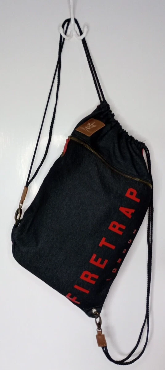 Firetrap leather backpack cheap