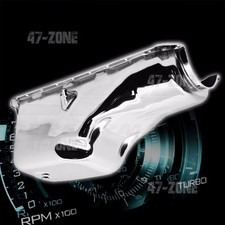 Oil Pan For 66-90 Chevy Truck Big Block 396 402 427 454 Chrome Steel 6 Quart