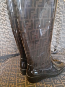 fendi rubber boots
