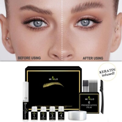 Lash Brow Lamination Starter Kit Eyelash & Brow Lift Dauerwelle Pinsel Verlängerung 