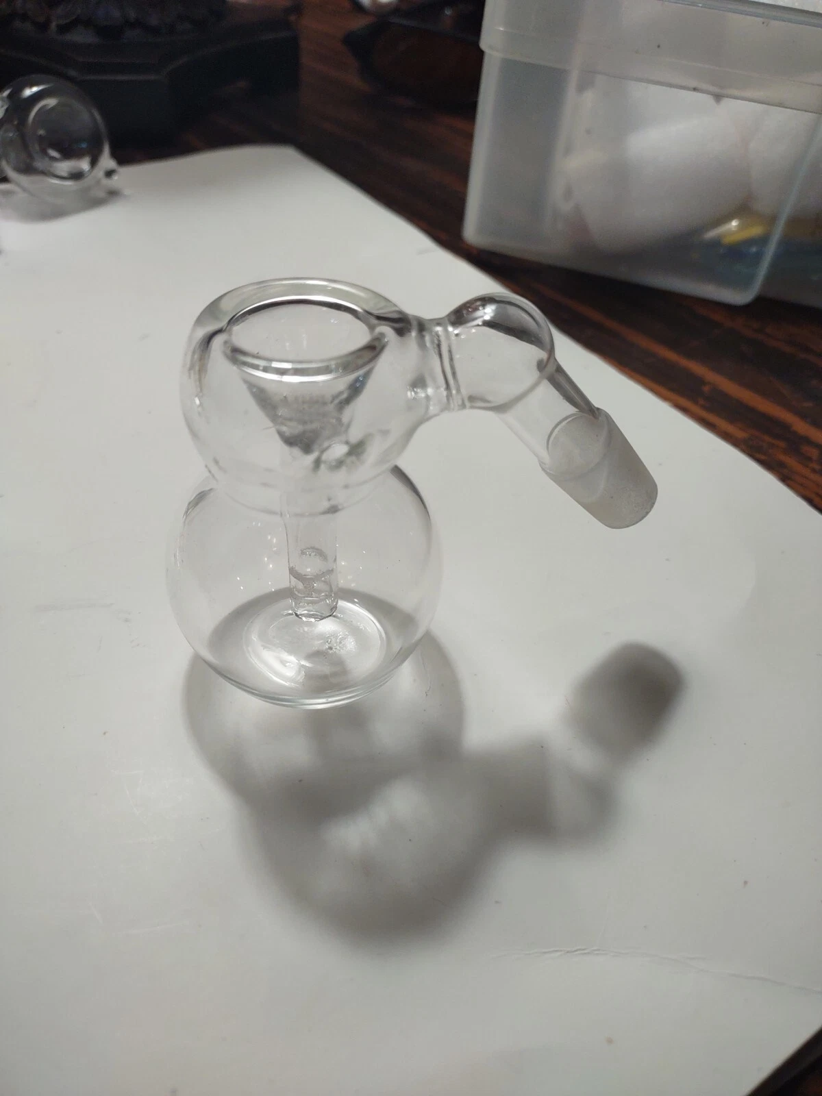 5 8 Glass Ash Catcher Clear 45 Degree New Last One