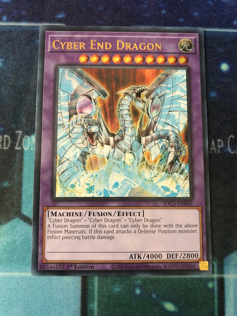 Yugioh Cyber End Dragon Misprint SDCS-EN041 | eBay