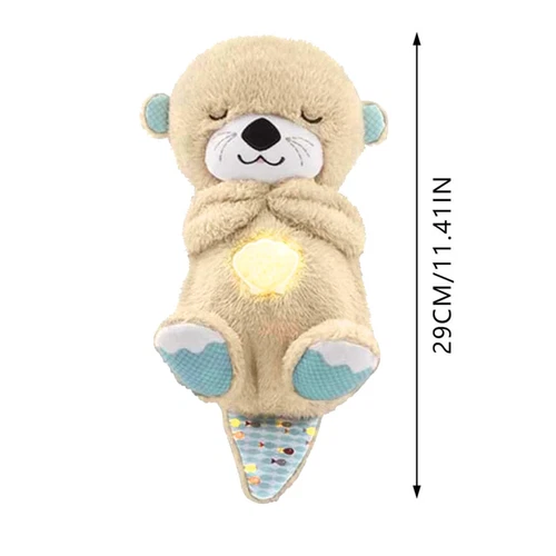 Oso de peluche musical LED máquina de sonido música luz y movimiento de respiración rítmica - Imagen 27 de 39