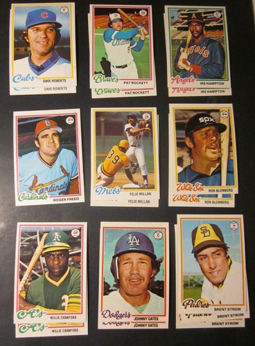 1978 Topps Baseball Pick Choose Complete Your Set(501-726) NM, NM/MT - Updated - Picture 10 of 223