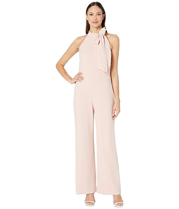 Vince Camuto L109812 Womens Blush Kors Crepe Bow Neck Halter