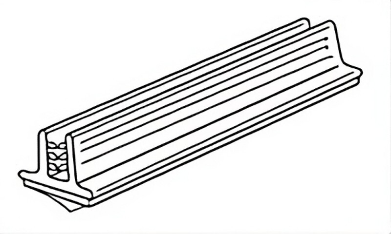 1000 PCS ADHESIVE 3" COOLER FREEZER GLASS DOOR GRIPPER SIGN TAG POSTER HOLDERS