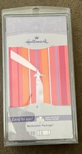 New 10 Hallmark Notes Cards with Decorative Accessories Envelopes Striped Bright