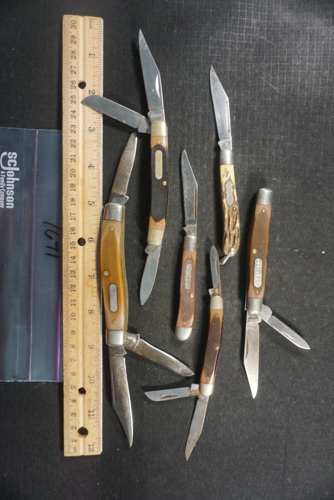 1671 Six Schrade pocket knives eBay