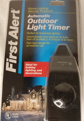First Alert Automatic Outdoor Light Timer Model LS656