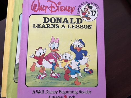 LOT of 5 Walt Disney Fun to Read 1980s books, Vols 15--19 - 第 2/10 張圖片