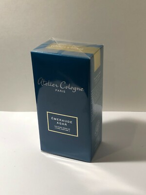 Atelier Cologne Emeraude Agar Cologne Pure Perfume 1oz 30 ml with leather case