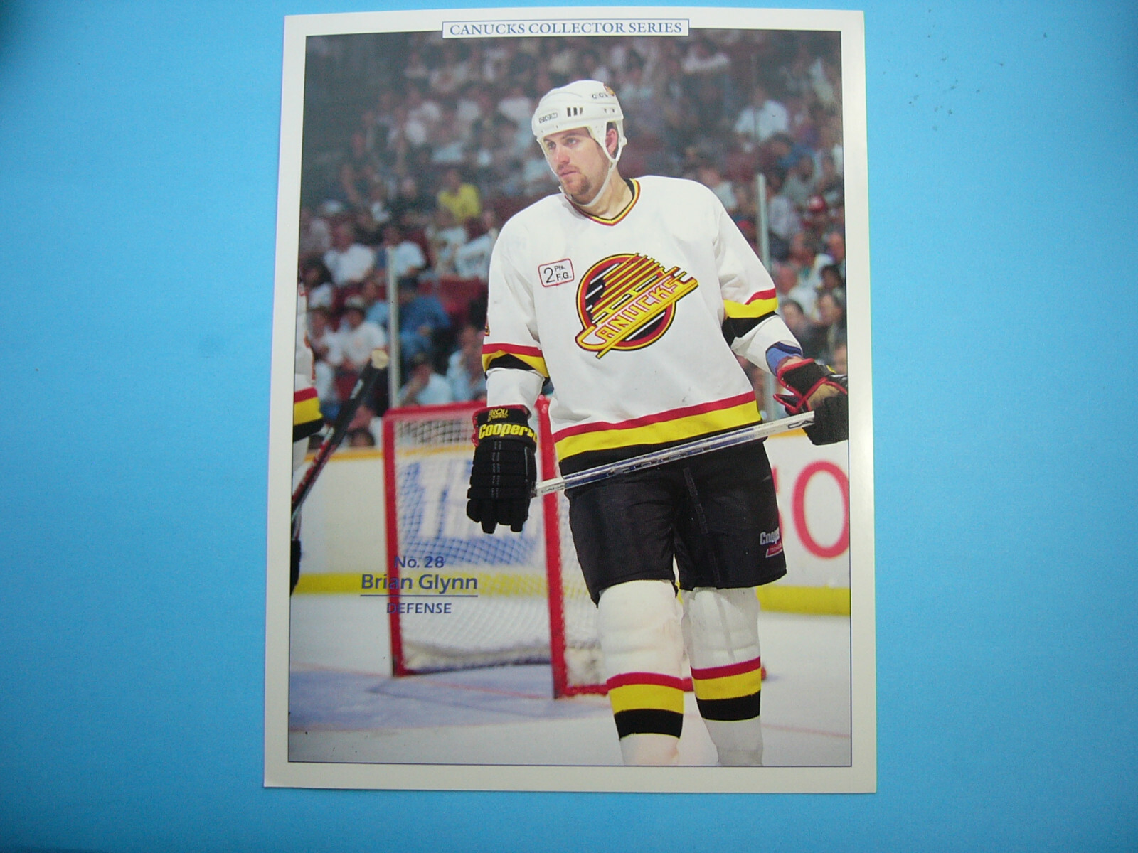 1993/94 VANCOUVER CANUCKS COLLECTORS SERIES NHL HOCKEY PHOTO BRYAN GLYNN SHARP