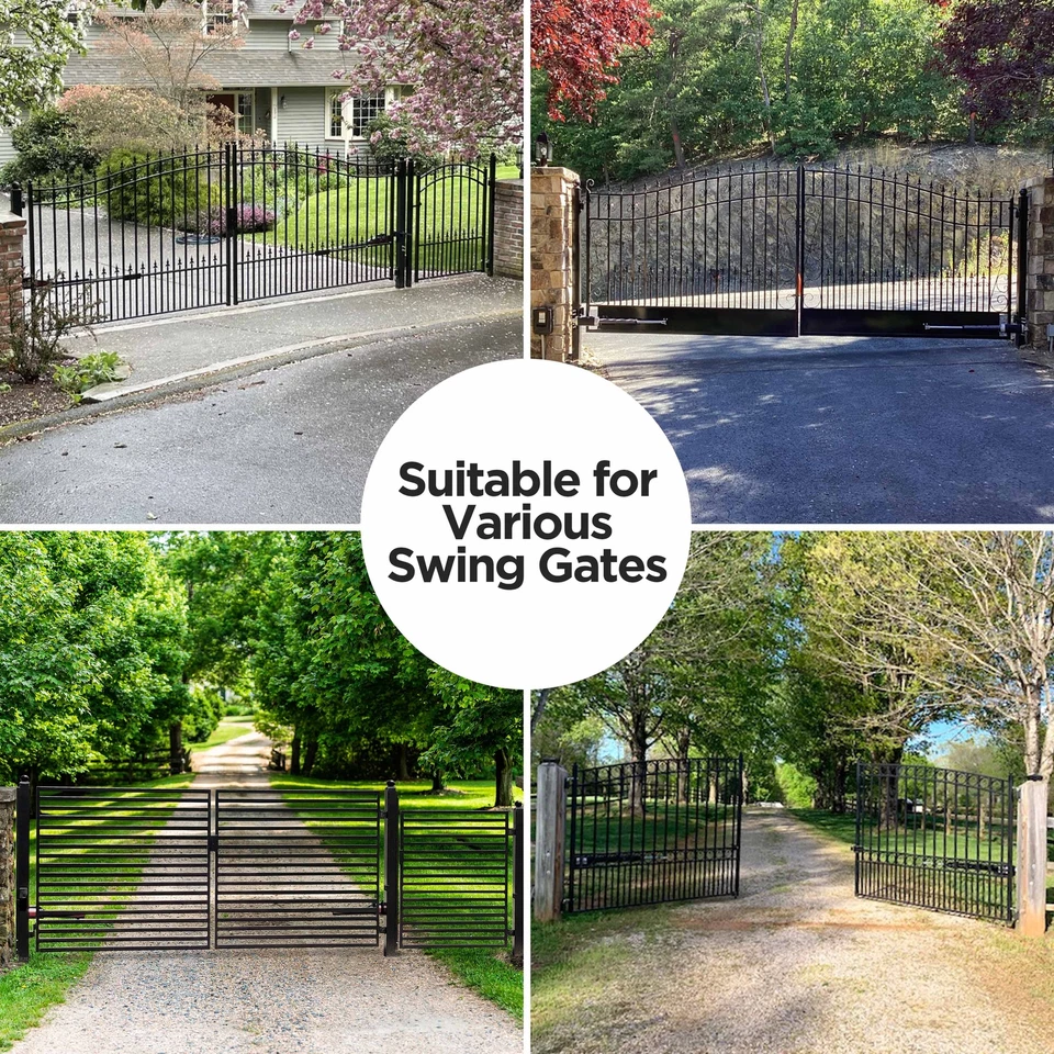 ALEKO Solar Kit ETL Gate Opener for Dual Swing Gates up to 1760 lb - Image 3 of 4