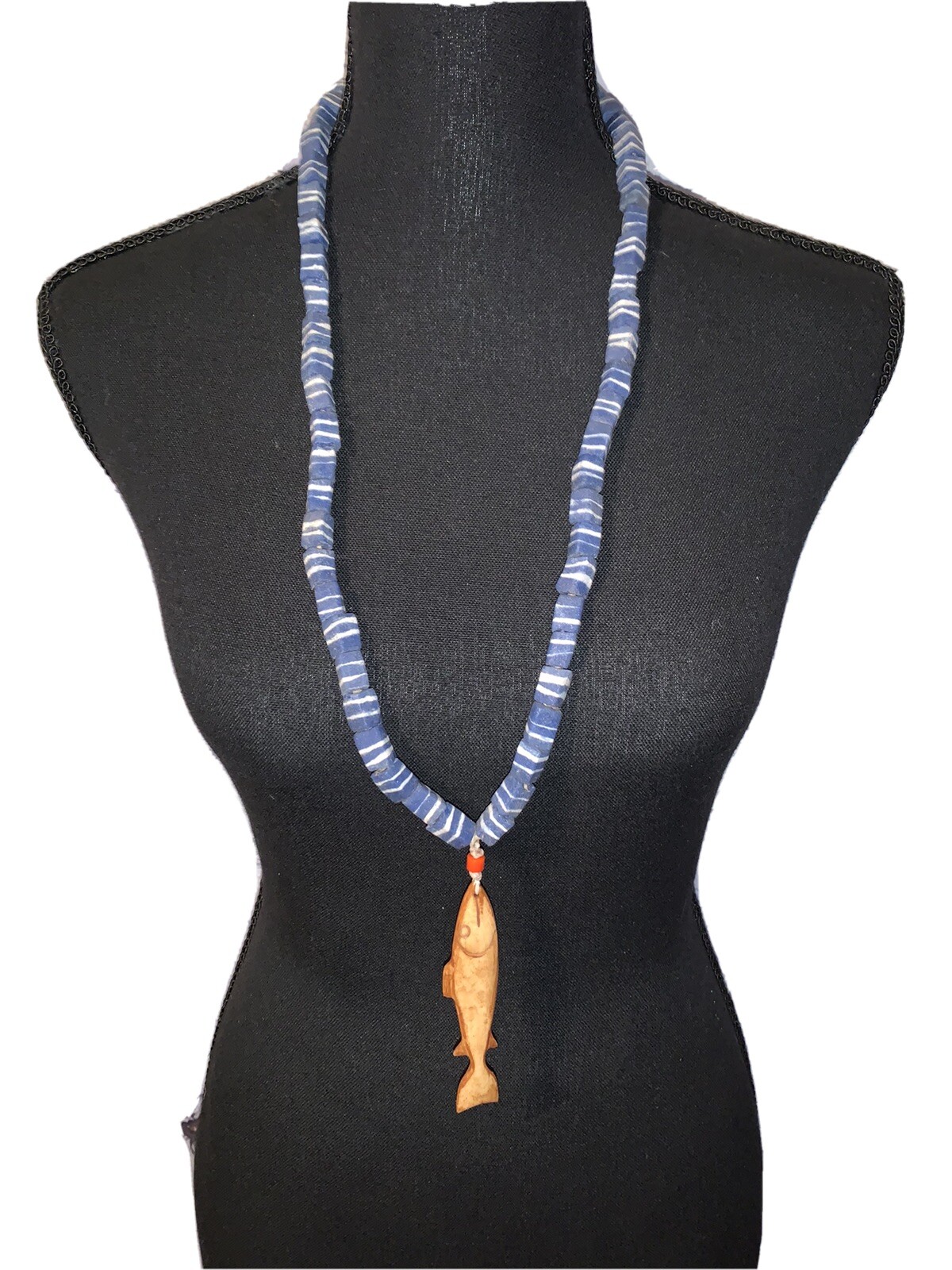 Unique Nautical Fish Themed Statement Necklace - image 1