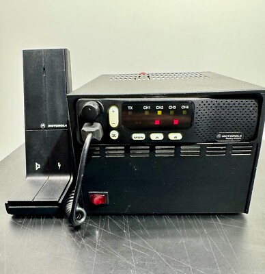 Motorola M1225 M34DGC90E2AA UHF Mobile Radio/ Mic+NIB ASTRON SL-11SM ...