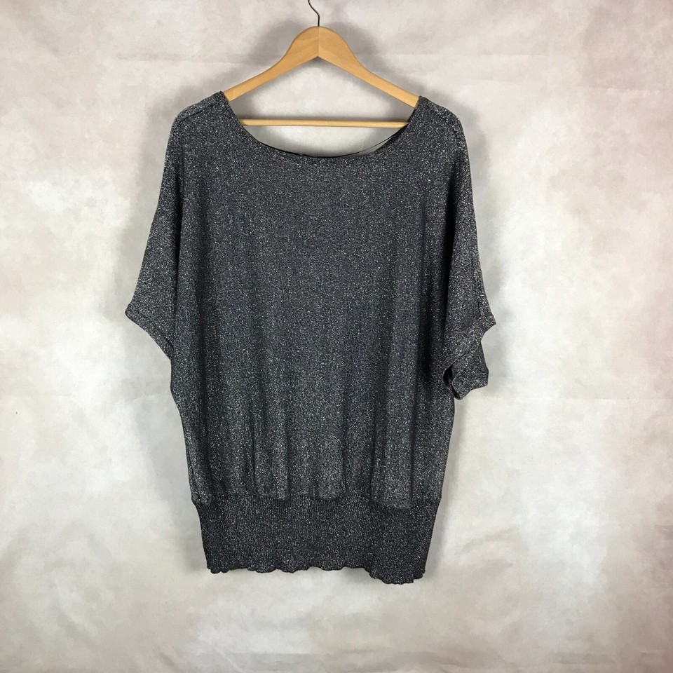 WORTHINGTON Plus Size Bronze Metallic Sweater Top 3X eBay