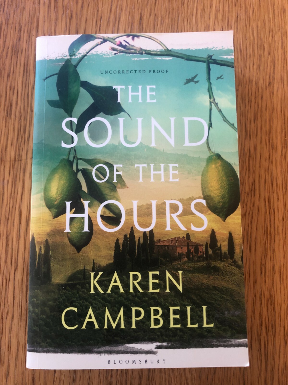 THE SOUND OF THE HOURS by KAREN CAMPBELL - 2019 - P/B - *PROOF*