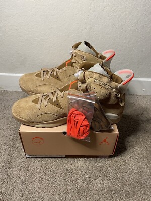 Size 14 - Jordan 6 Retro x Travis Scott Mid British Khaki