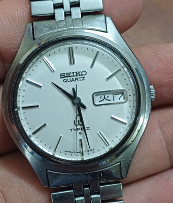 SEIKO TYPE II 7546-6070 QUARTZ 1977 SUWA 【公式通販】