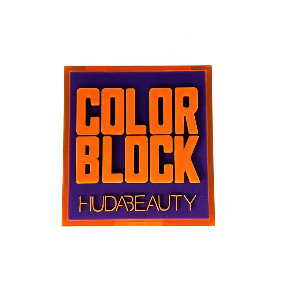 HUDA BEAUTY Color Block Obsessions Palette Purple & Orange ORIGINAL - Image 3 of 4