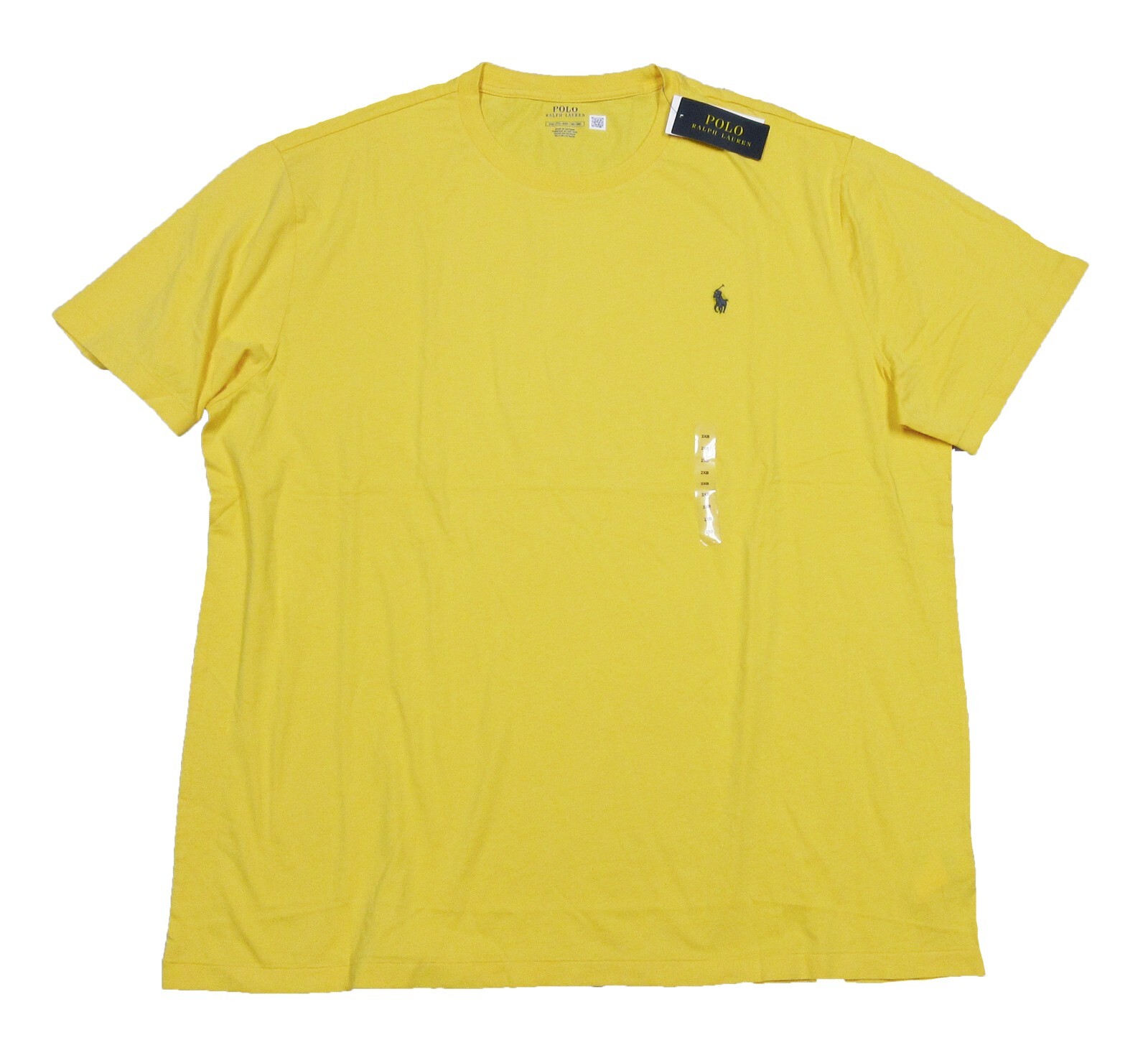 Polo Ralph Lauren Big & Tall Men's Yellow Basic Solid CrewNeck S/S T
