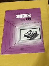 ROLAND Synthesizer SYSTEM 100 Sequencer MODEL 104 INSTRUCTION MANUAL ONLYVINTAGE