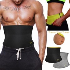 MEN WOMEN Slim Weight Loss Girdle Belt Body Shaper Waist Trimmer Wrap Fat Burner