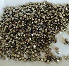 Swarovski Crystal 5328 4mm bicone beads, Metallic Light Gold 2X 36pcs 