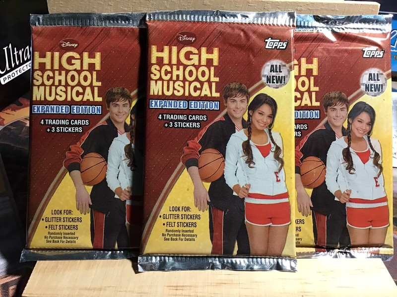High School Musical Expanded Edition 3 Booster Packs Topps Trading Cards