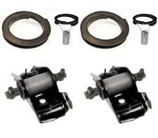 NEW Mustang Cougar Falcon Coil Spring Saddles Perches & Insulators Pair 1964-73