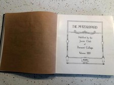 1929 BARNARD COLLEGE/COLUMBIA UNIVERSITY YEARBOOK, MORTARBOARD, NEW YORK, NY